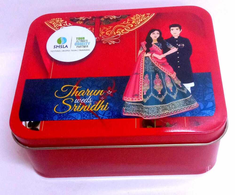 Return Gift Tin For Wedding