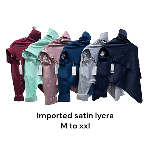 Imported Satin Lycra Shirt