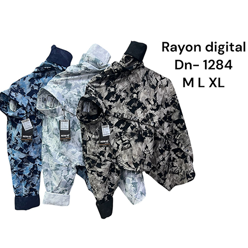 1284 Rayon Digital Shirt