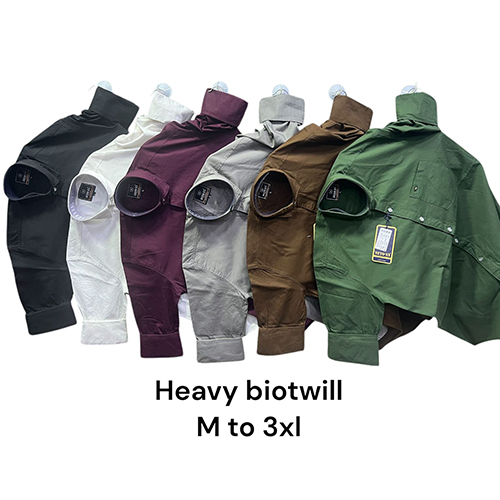 Modern Heavy Biotwill Shirt - Color: Different Available