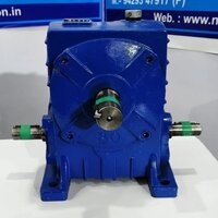 Wpa Worm Gearbox - Industrial-grade, Different Size Options, Blue Color, Input Speed Up To 2000 Rpm, Output Torque 350nm, Helical Gearing