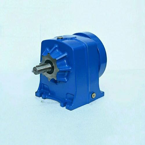 400 Rpm Inline Geared Motor - Color: Blue