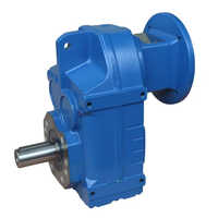 Parallel Shaft Helical Gearbox - Iron, Different Sizes, Blue | 2 Hp Rated Power, Worm Gears, Helical Gear Tooth Profile