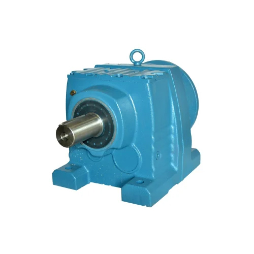 Helical Geared Motor - Color: Blue