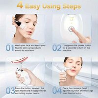 Electric Face Massager Wrinkles Remover LED Photon Face Beauty Device