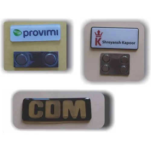 Personalise Magnetic Name Badge with Logo or Name