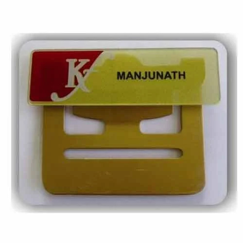 Brass Name Badge - Feature: Eco-Friendly