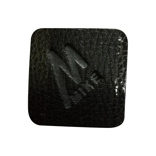 Leather Printed Labels - Color: Black