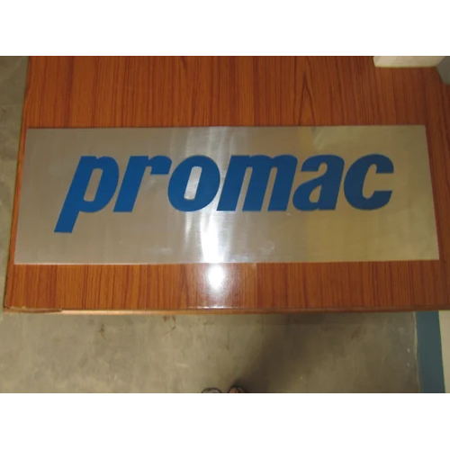 Aluminum Anodized Nameplates - Application: Industrial