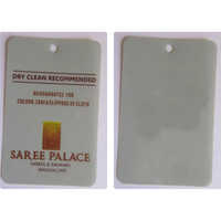 Pvc Tag For Commercial Use - Plastic, 0.15-0.50 mm Thickness, Multicolour | Custom Shape, Printed Design for Garments Packaging