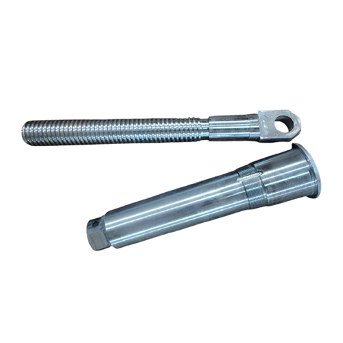 Threaded Rod And Cap Nut - Color: Silver