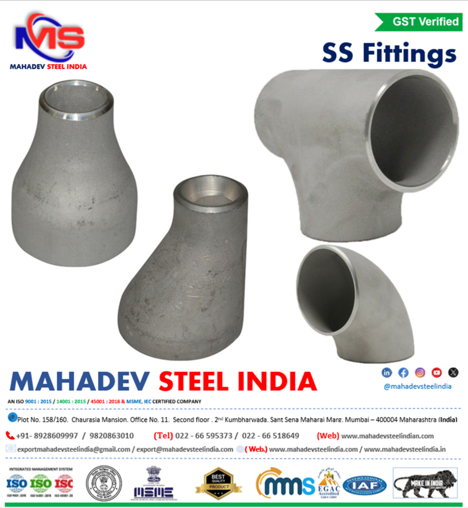 ASME B16.9 Buttweld Fittings