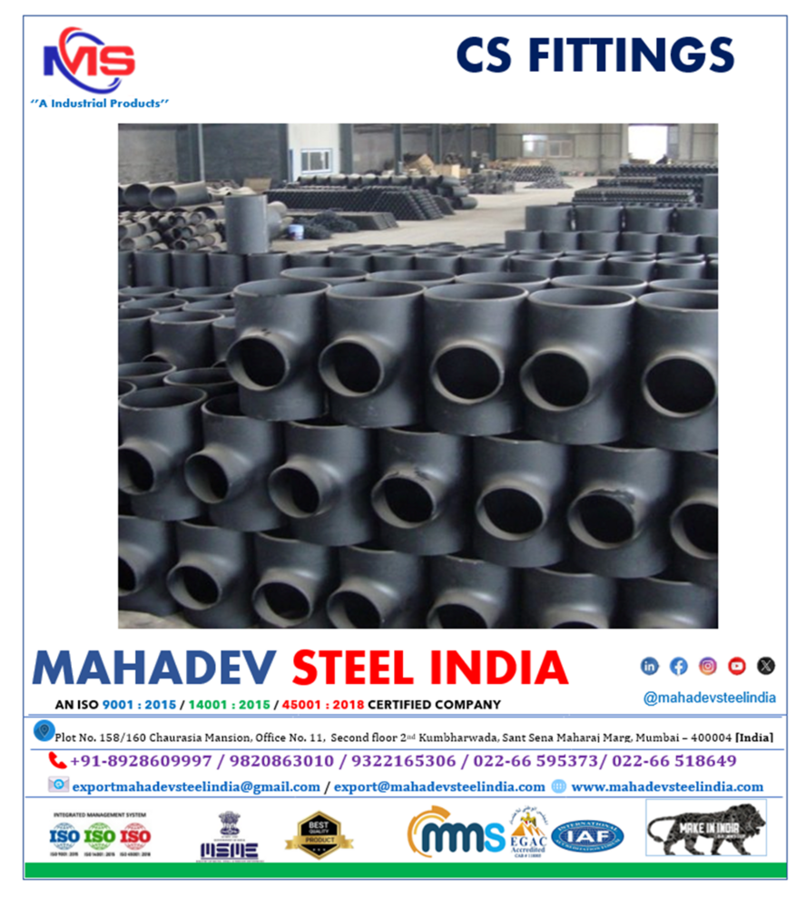 Carbon Steel Buttweld Fittings - Application: Construction