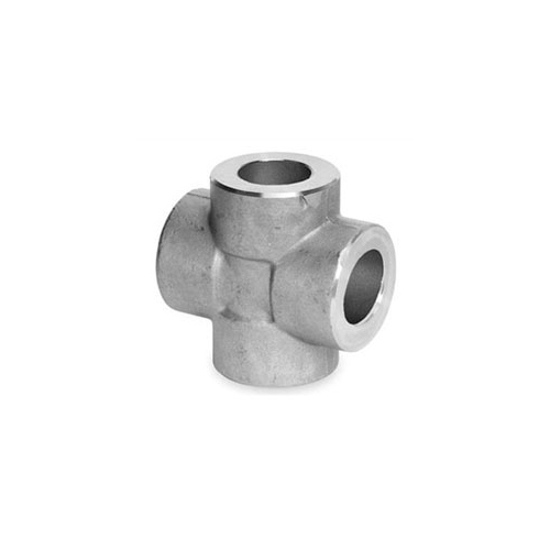 Socket Weld Cross - Color: Silver