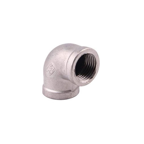 Asme B16.11 Threaded 90 Deg Elbow - Color: Silver