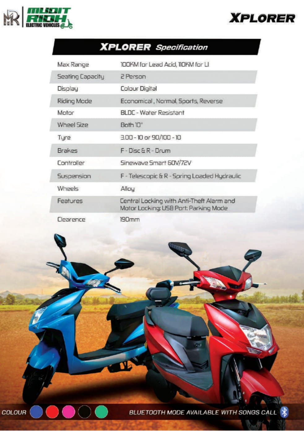 MUDIT RIDH XPLORER Electric Bike