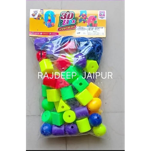 Plastic 3D Beads