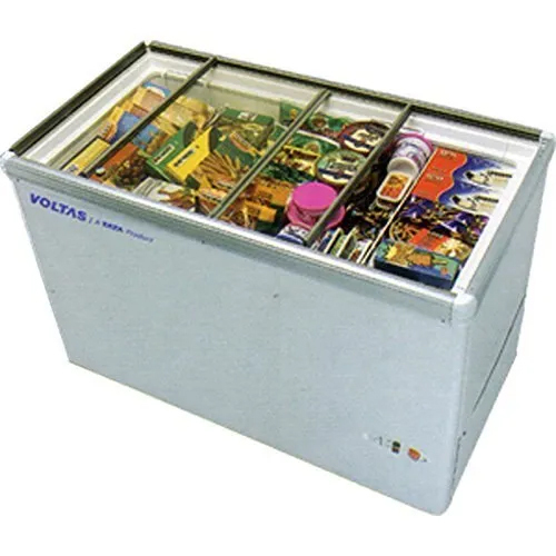 Glass Top Chest Deep Freezer