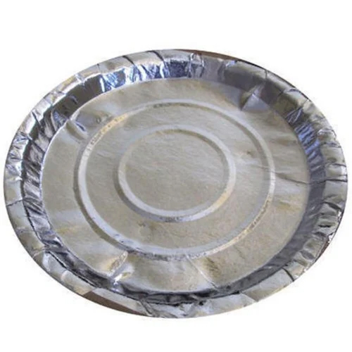 Disposable Silver Foil Paper Plate - 11 Inch Size, Silver Color | Durable, Lightweight & Elegant for Events and Party Supplies