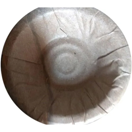 5inch Disposable Paper Bowl - Paper Material, 5 Inch Size, Brown Color | Eco-Friendly, Sturdy for Hot & Cold Dishes, Perfect for Events