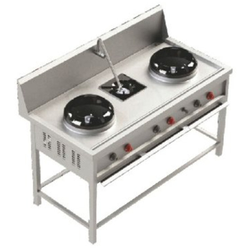 Two Burner Chinese with Stock Pot