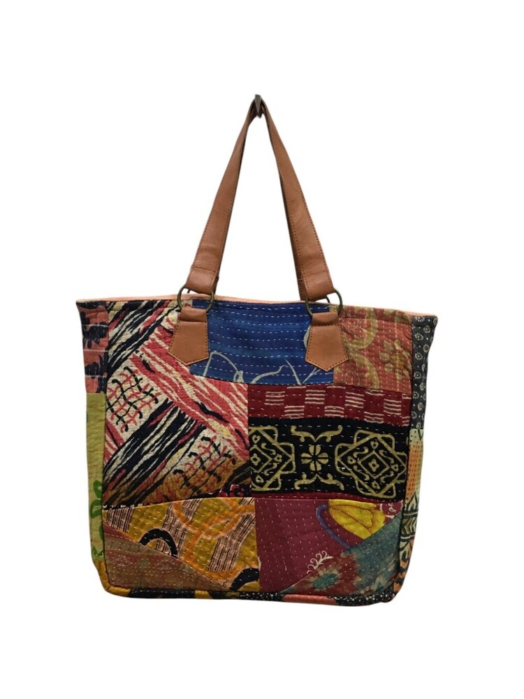 Vintage Patch Kantha Bag