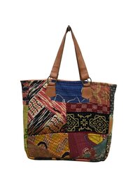 Vintage Patch Kantha Bag