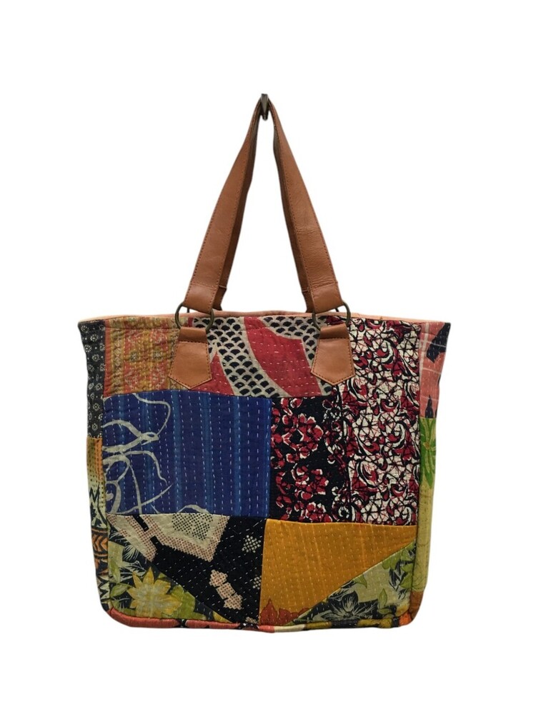 Vintage Patch Kantha Bag