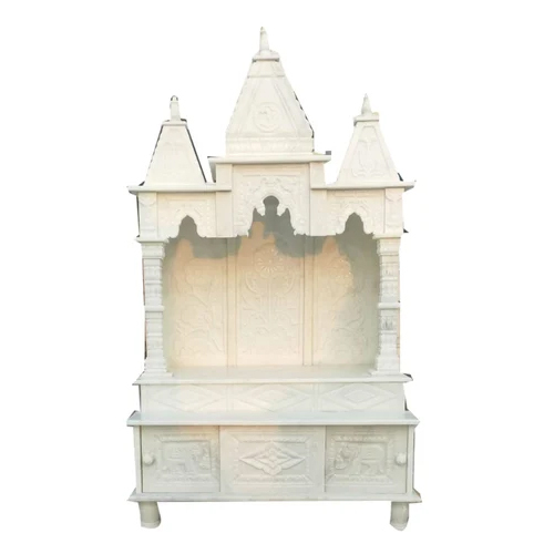 White Makrana Marble Temple - Application: Home