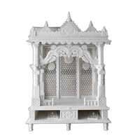 5 Feet White Marble Temple - Application: Home