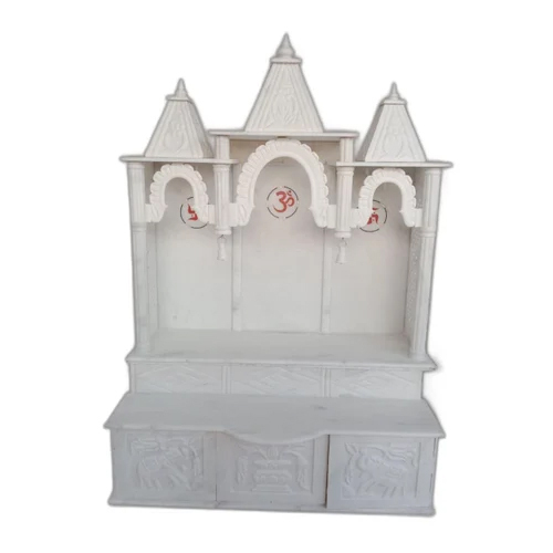 3.6 Feet White Marble Temple - Application: Home