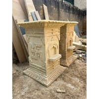 Marble Tulsi Pot - Color: Baron