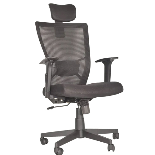 Mesh High Back Office Chair - Color: Black