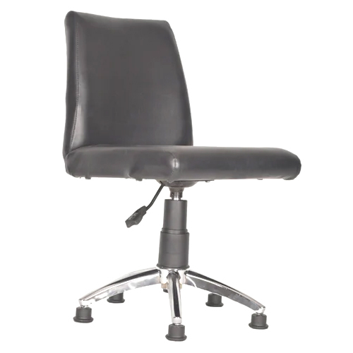 Armless Office Chair - Color: Black