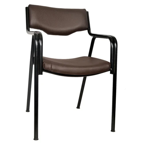 Black Brown Office Visitor Chair - Feature: Corrosion Resistant