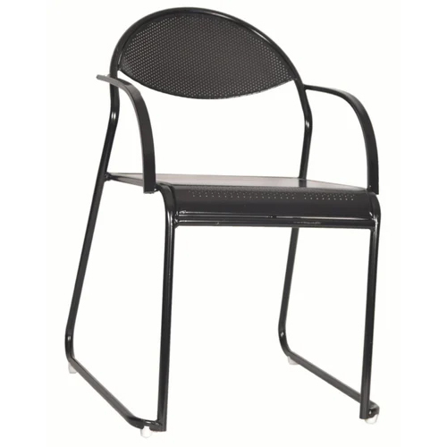 Ms Black Visitor Chair - Feature: Corrosion Resistant