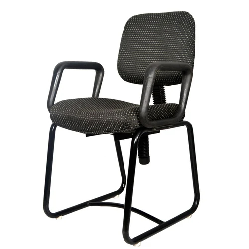 Fabric Black Visitor Chair - Feature: Corrosion Resistant