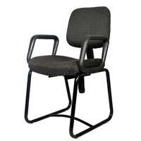 Fabric Black Visitor Chair - Feature: Corrosion Resistant