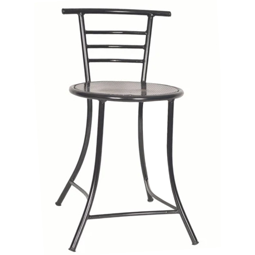 Mild Steel Doctor Stool - Color: Black