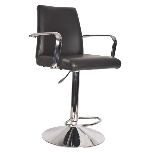 Rexine Black Bar Chair - Feature: Corrosion Resistant