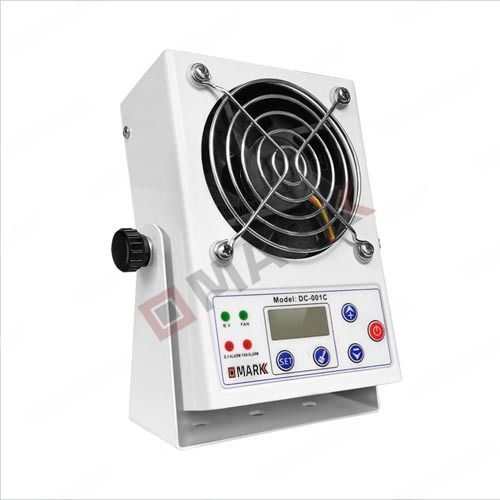 Dc-001C Bench Top Ionizing Air Blower - Color: White