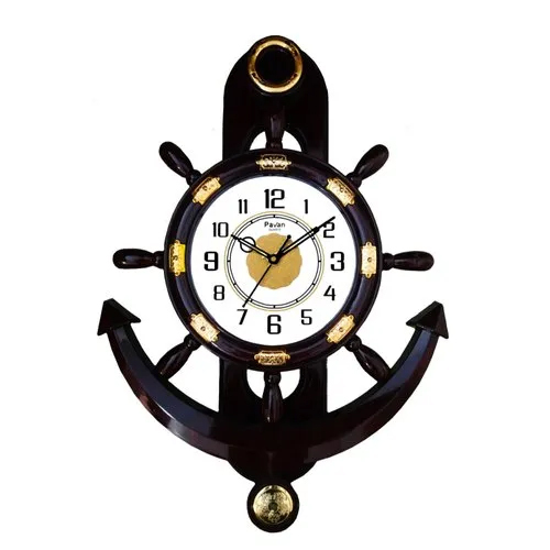 P703 Small Anchor Wall Clock