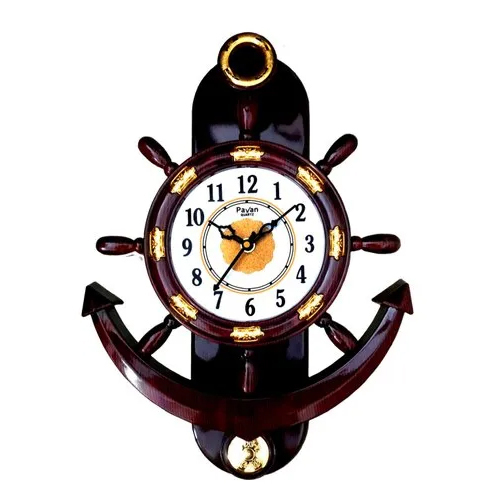 P703 Small Anchor Wall Clock