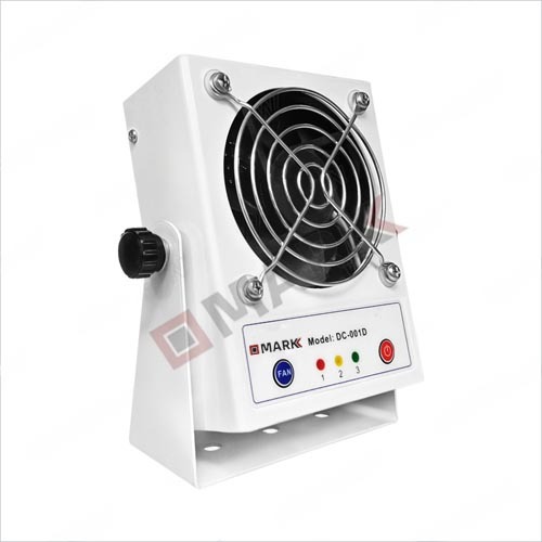 Dc-001D Bench Top Ionizing Air Blower - Color: White