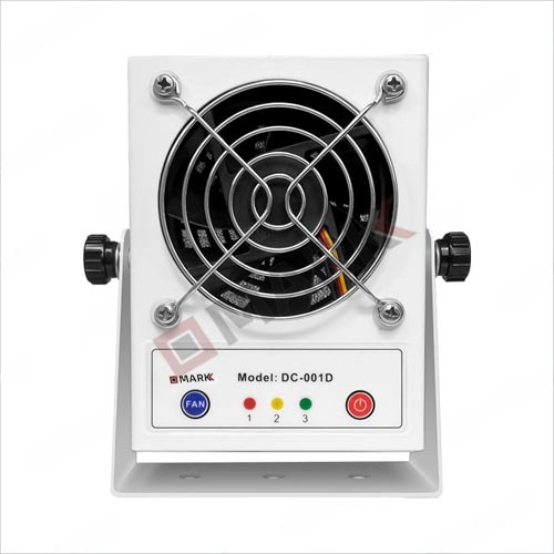 Dc-001d Bench Top Ionizing Air Blower - Color: White