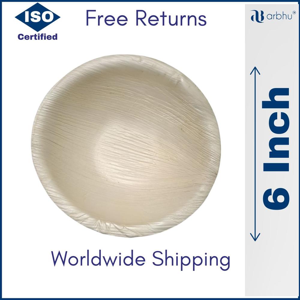 Areca Round Bowl - Application: Event/parties