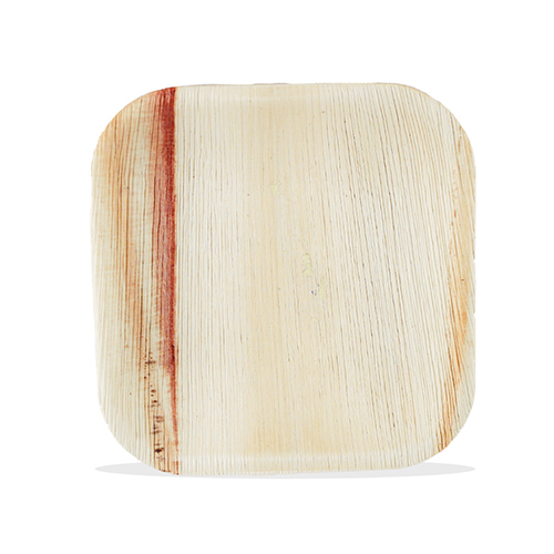 5 Inch Square Palm Leaf Plate - Application: Event/Parties