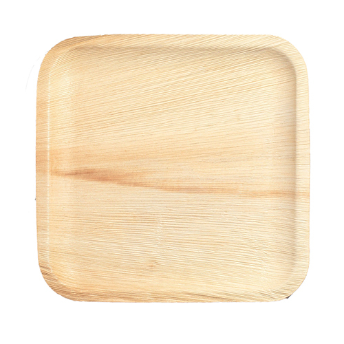 9 Inch Square Palm Leaf Plate