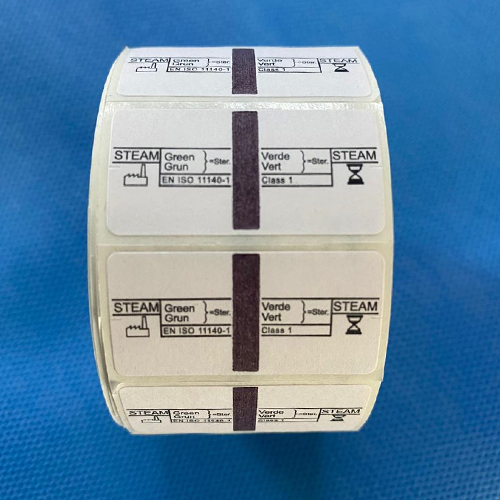 2 Line Documentation Gun Label Roll - Color: White