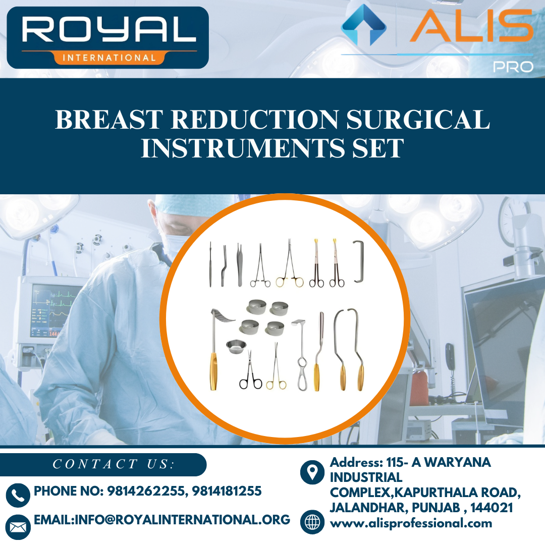 Breast Reduction Surgical Instruments Set